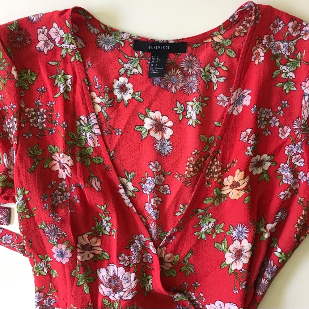 Floral Wrap Dress - Picture 5 of 5